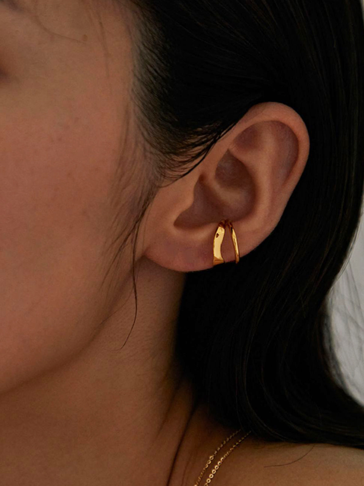 Irregular Double Layer Ear Clip — Svelte Chic