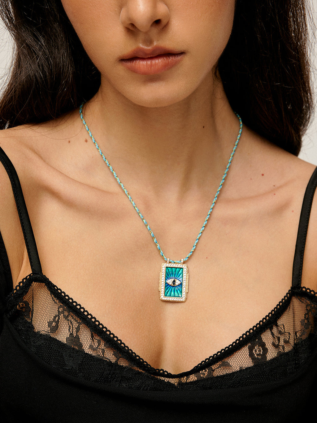 Evil Eye Pendant Necklace — Svelte Chic