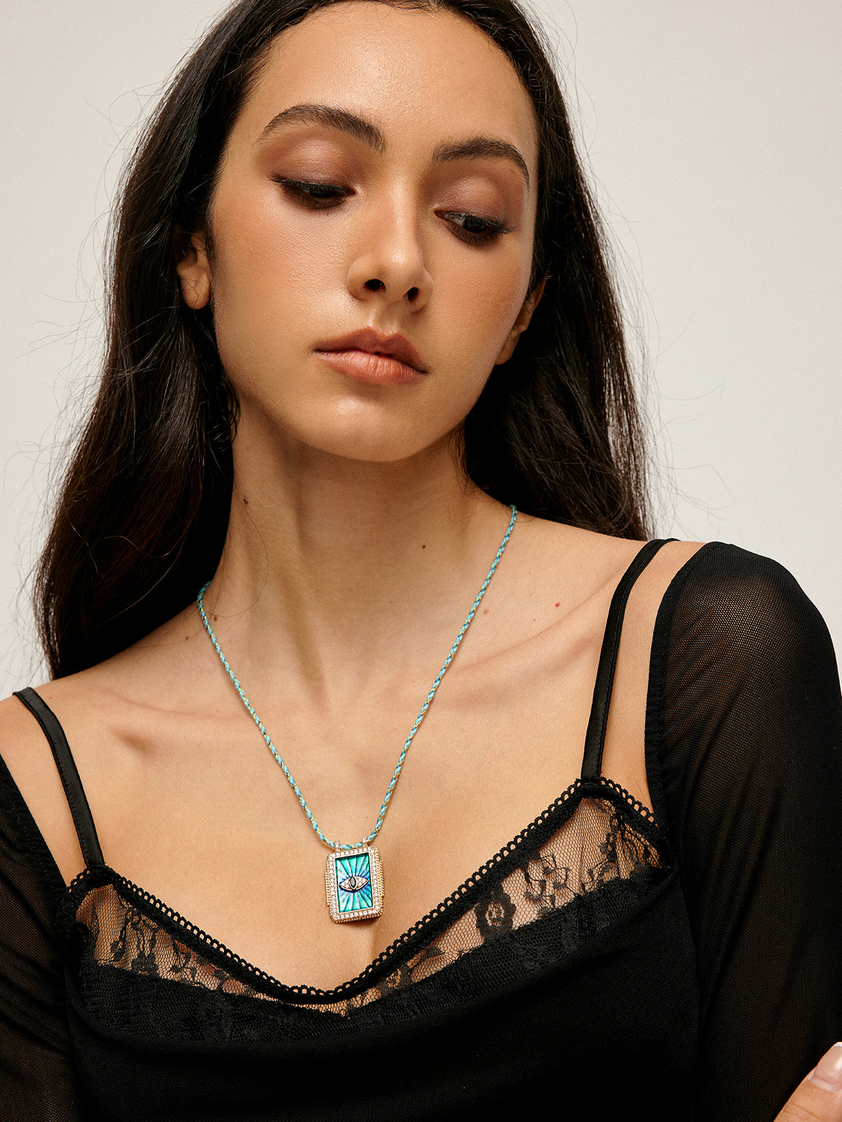 Evil Eye Pendant Necklace — Svelte Chic