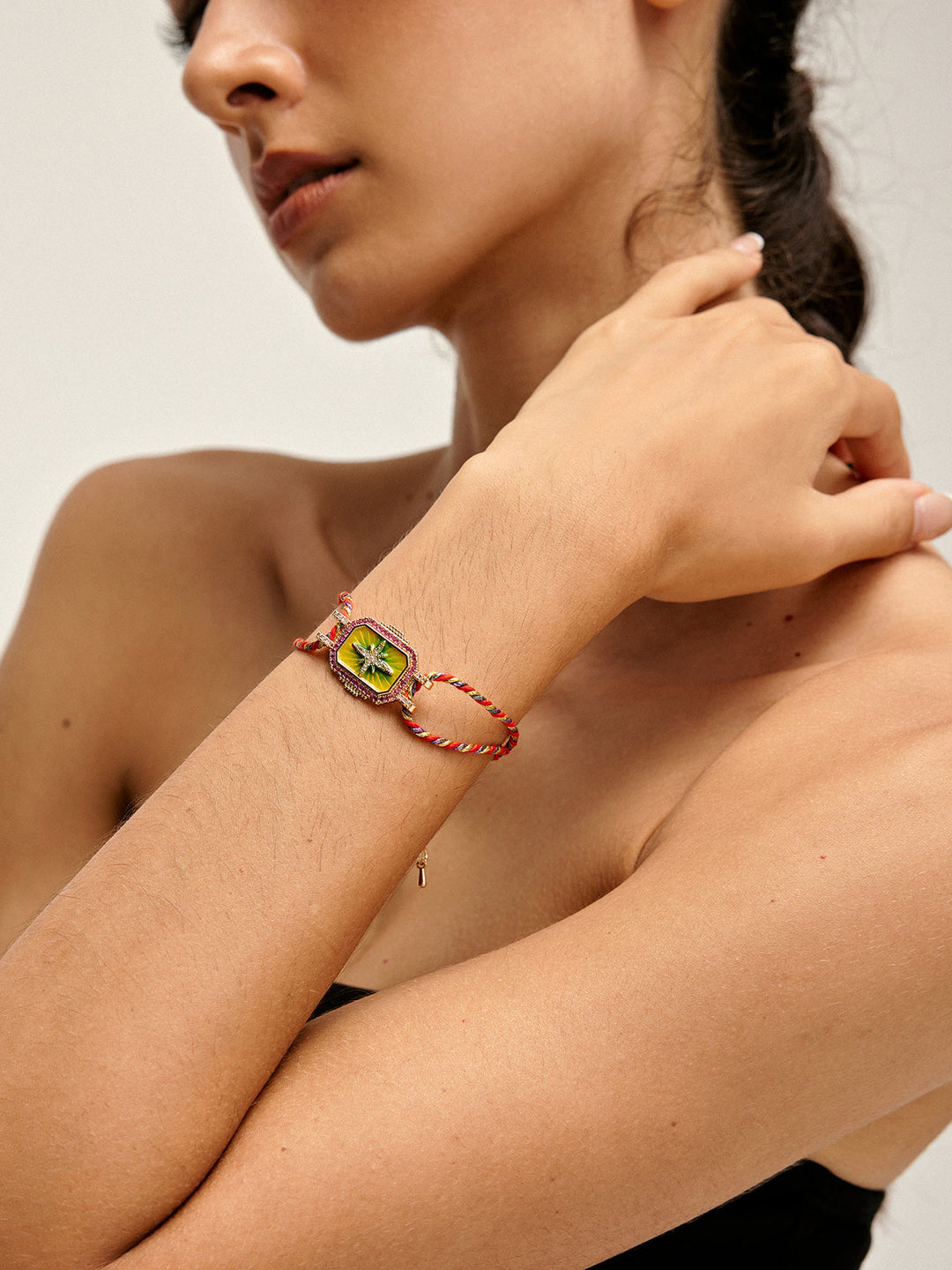 Двунишкова бохемска молитвена гривна 