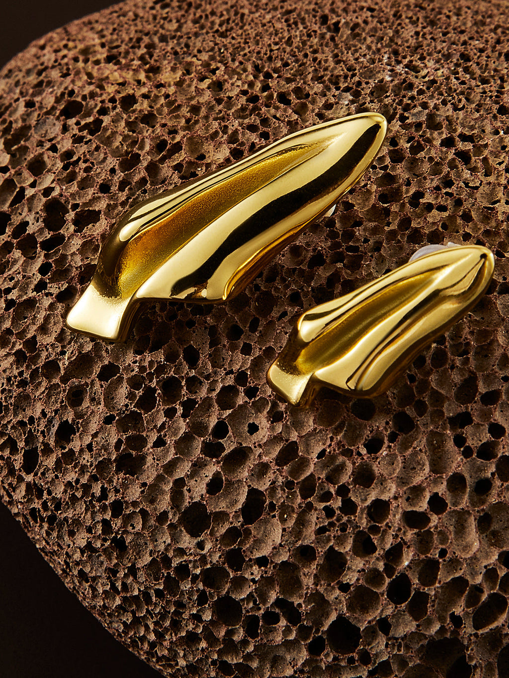 Asymmetric Pleated Paper Plane Earrings — Svelte Chic