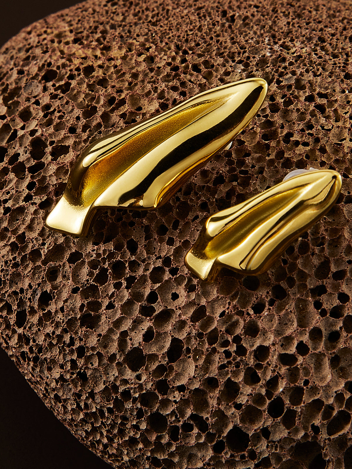 Asymmetric Pleated Paper Plane Earrings — Svelte Chic