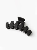 Plain Retro Hair Claw in Black — Svelte Chic