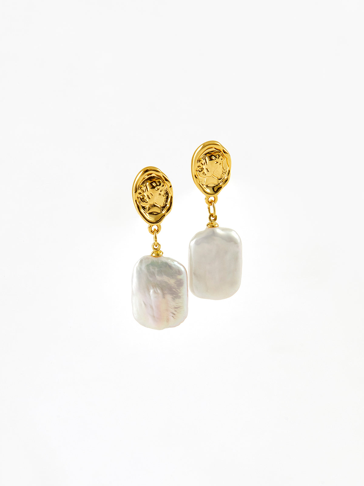 Baroque Pearl Drop Earrings — Svelte Chic
