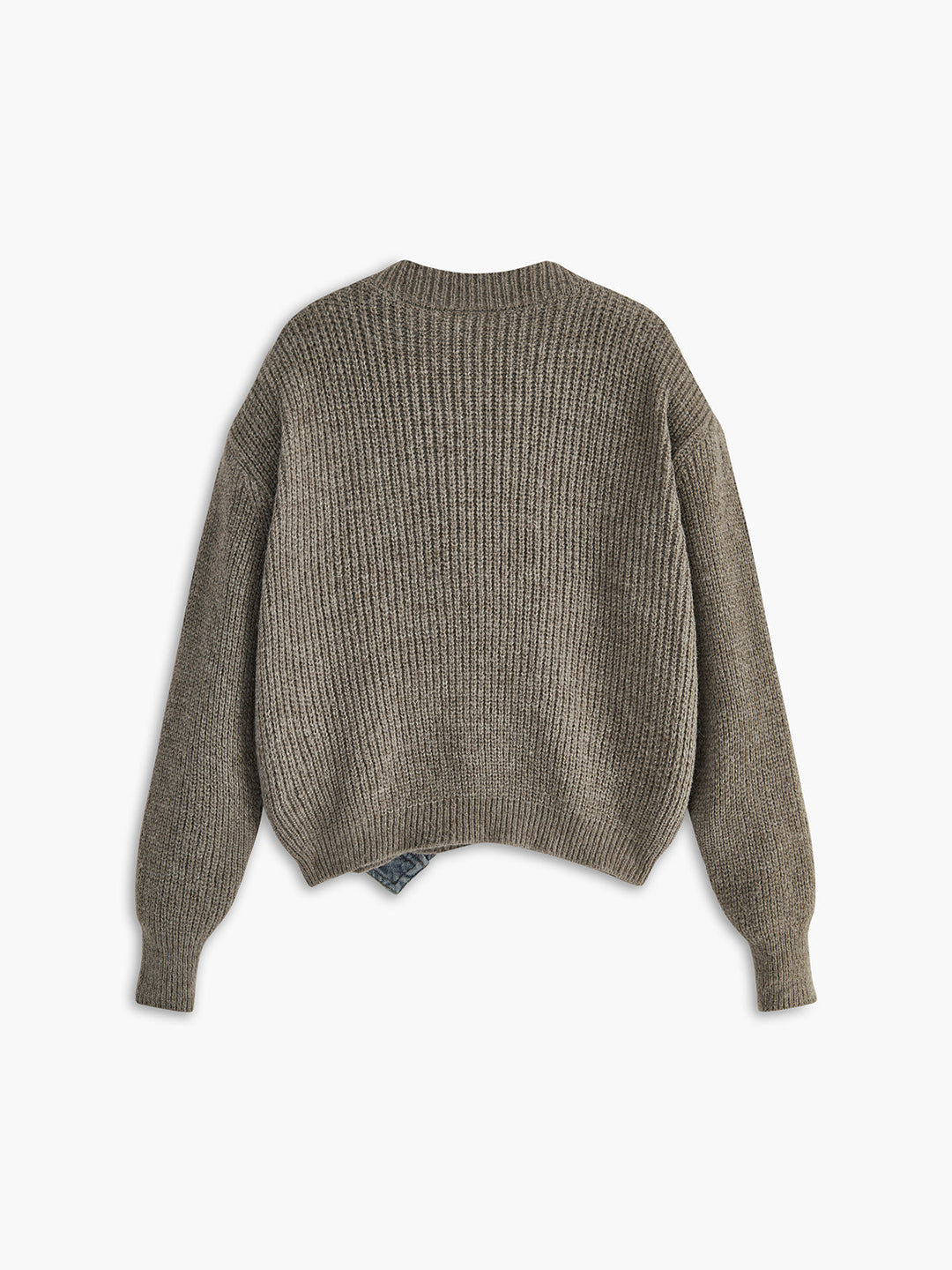 Asimetrik Patching Cepli Hırka