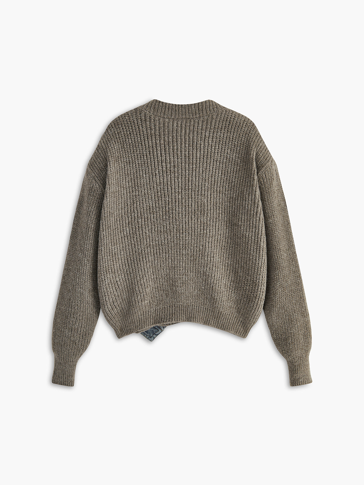 Asymmetric Colour Block Pocket Cardigan — Svelte Chic