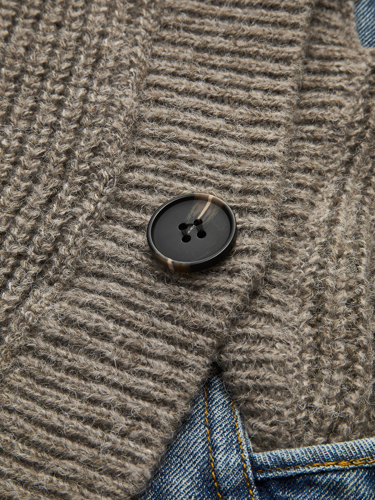 Asymmetric Colour Block Pocket Cardigan — Svelte Chic