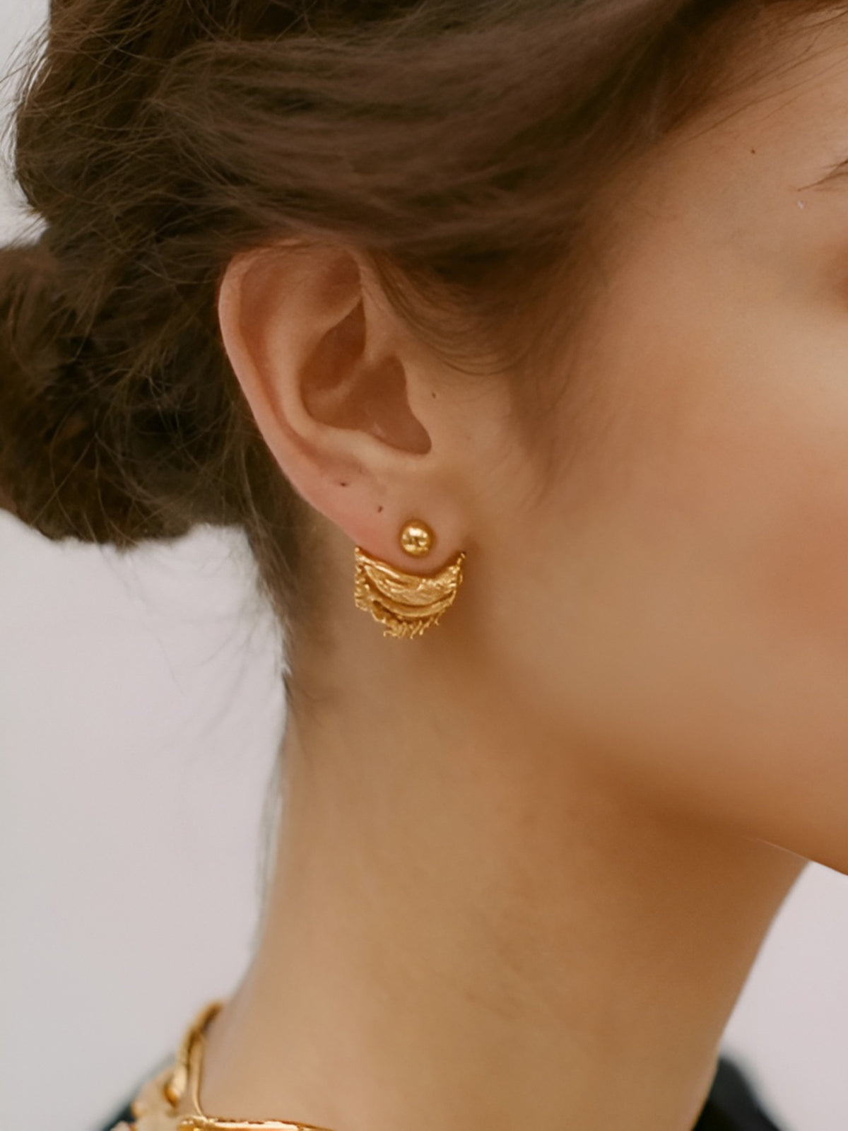 Retro Irregular Curved Earrings — Svelte Chic