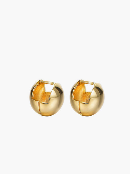 Ball Stud Earrings in Gold — Svelte Chic