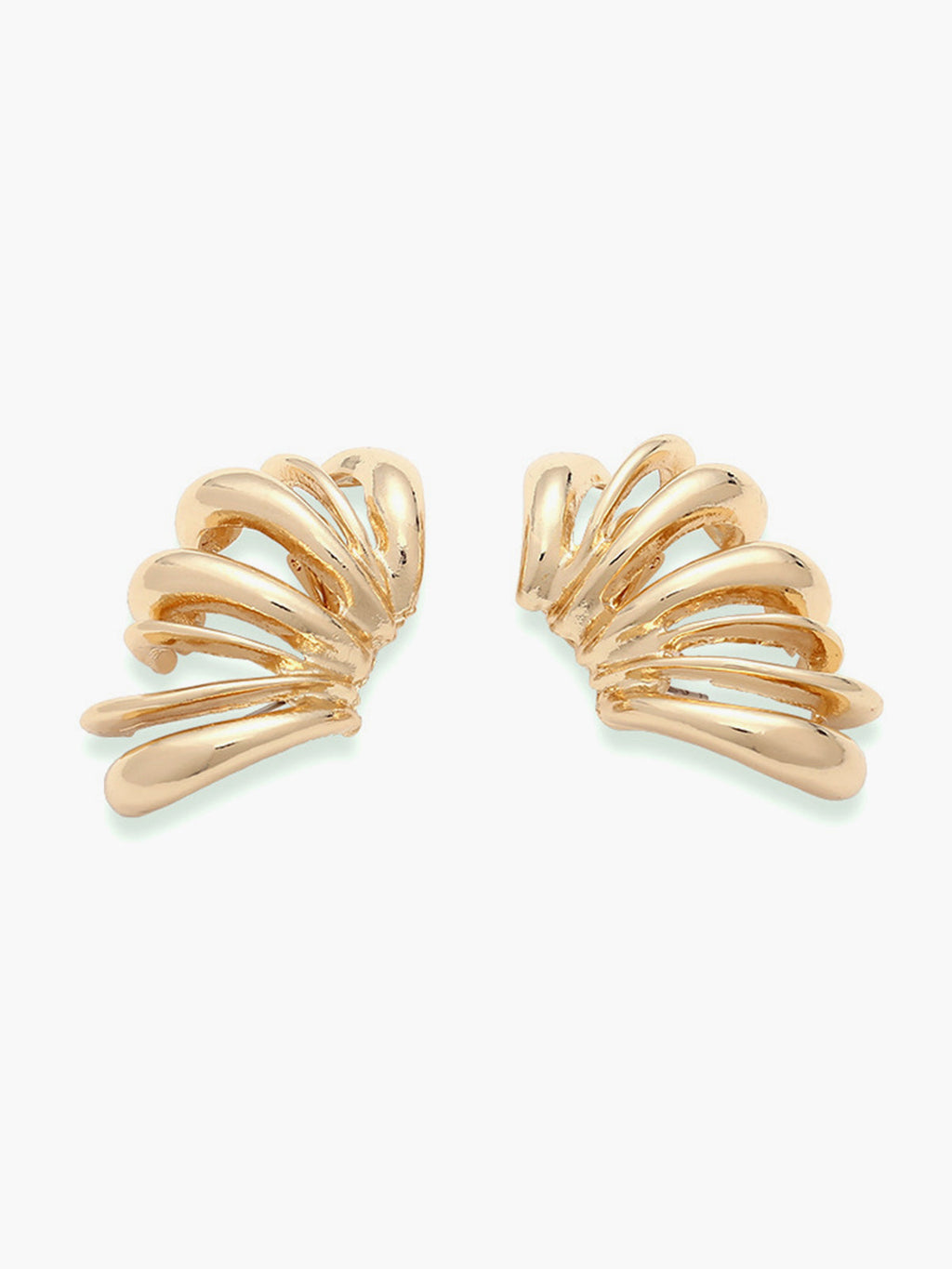 Angel Wing Hoop Earrings — Svelte Chic