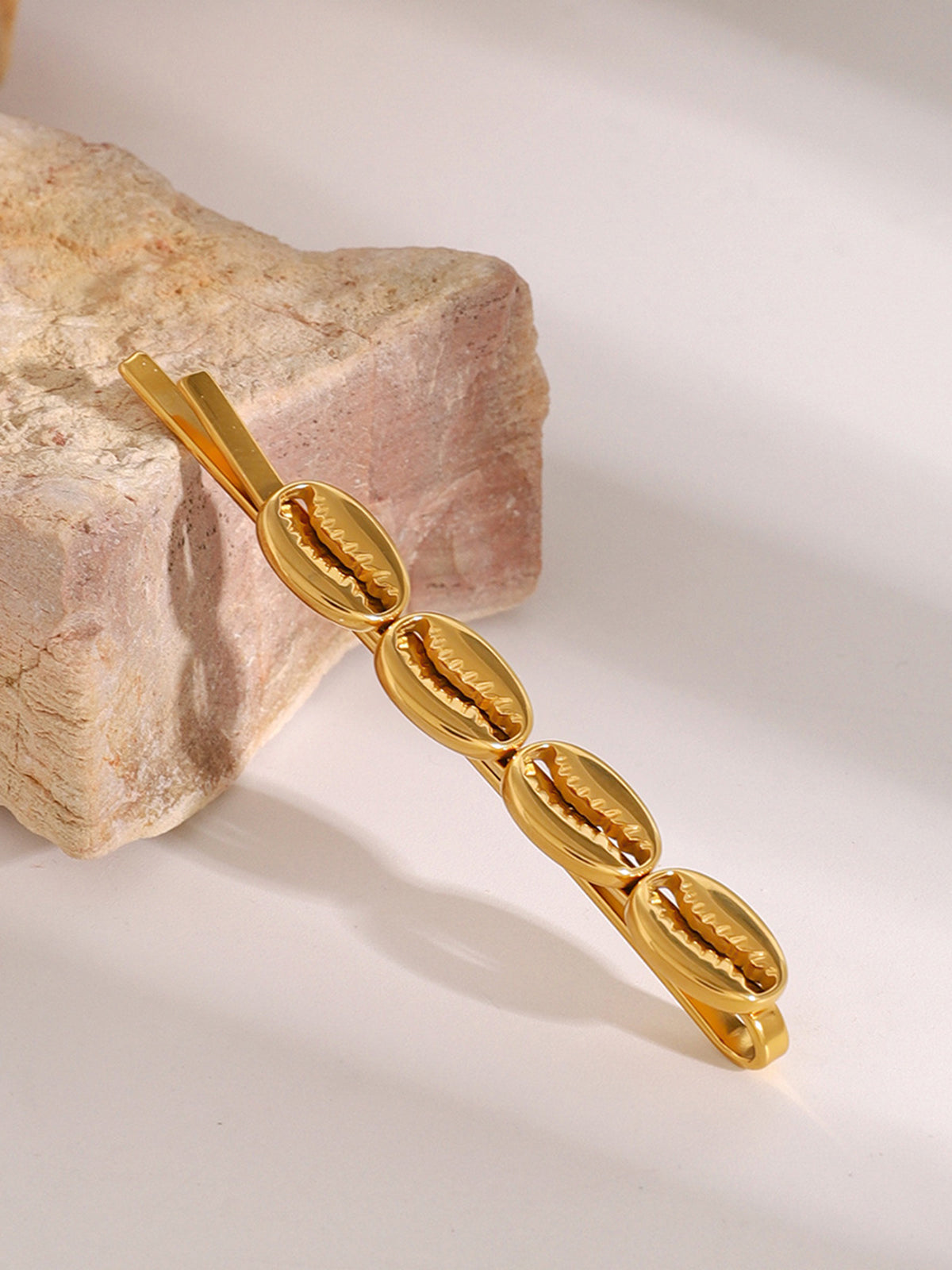 Cowrie Shell Hair Clip — Svelte Chic