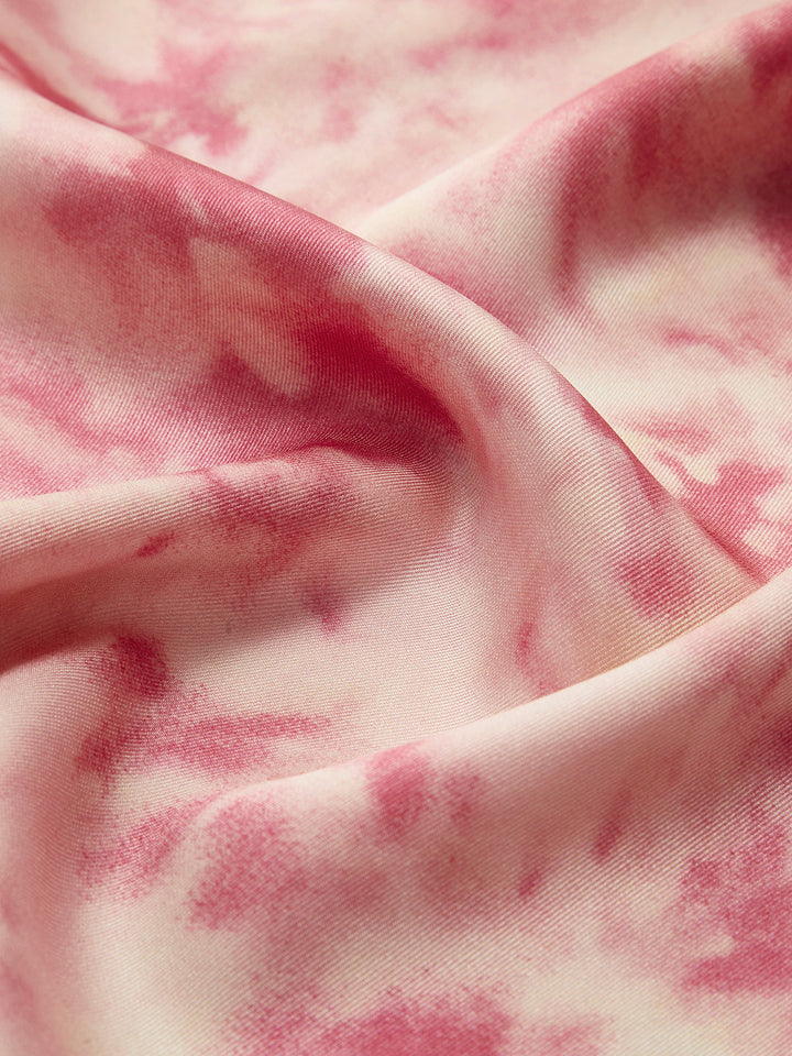 Romantik Drapeli Uzun Abiye Elbise