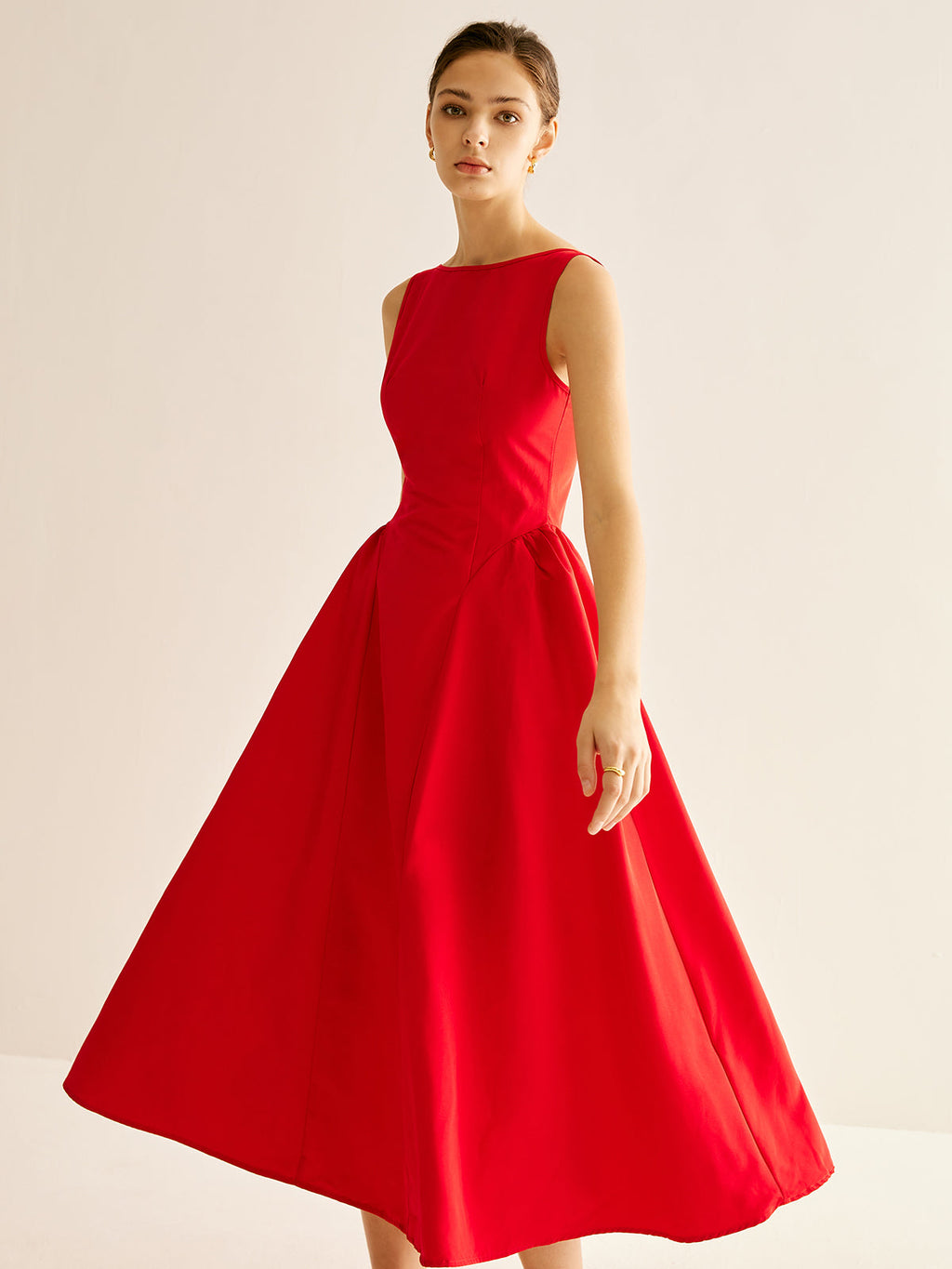 Pleated Cami Maxi Dress — Svelte Chic