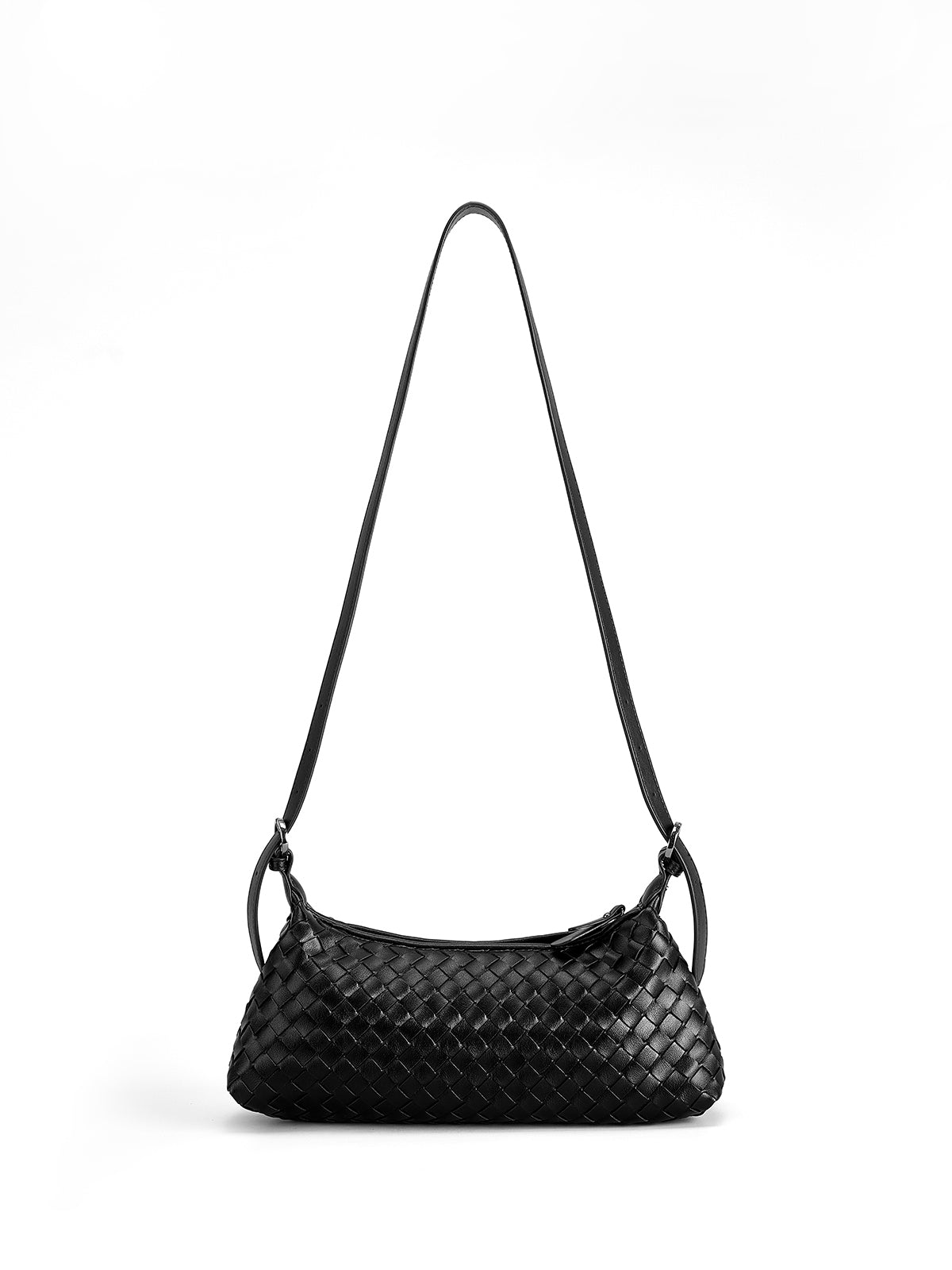 Woven Buckle Shoulder Bag — Svelte Chic
