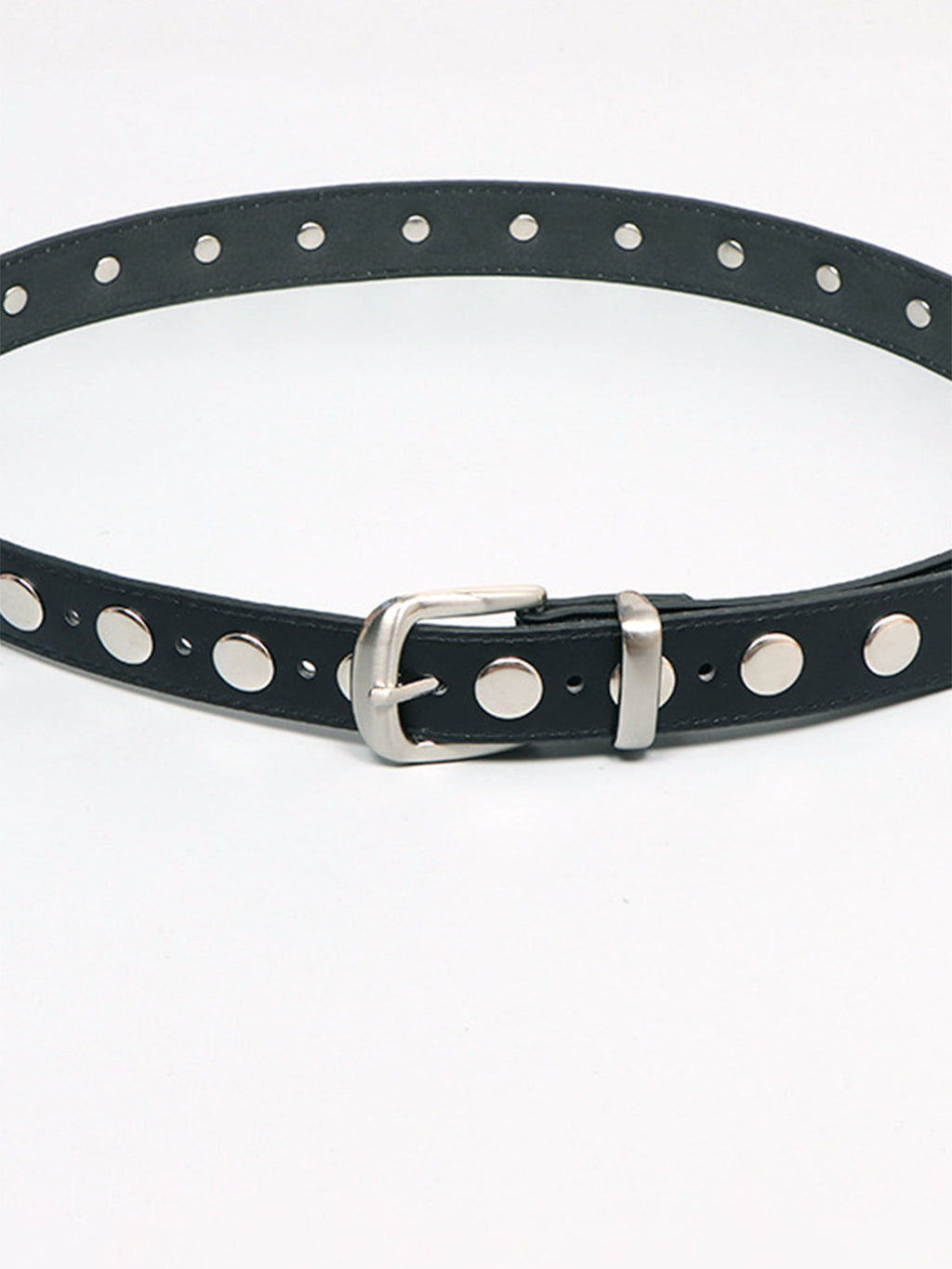 Soft Buckle Studded Belt — Svelte Chic