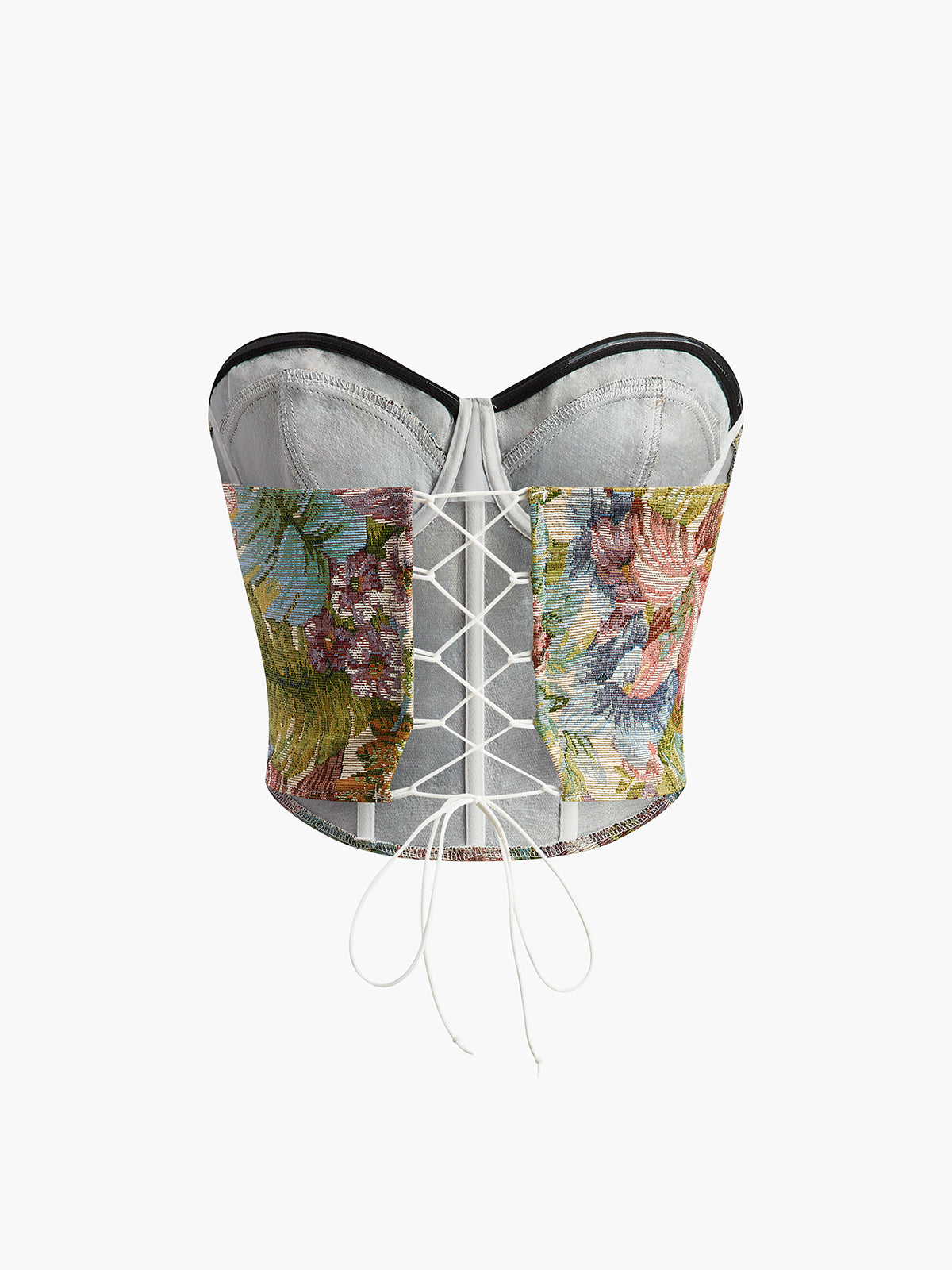 Lace-Up Wrap Corset Top — Svelte Chic