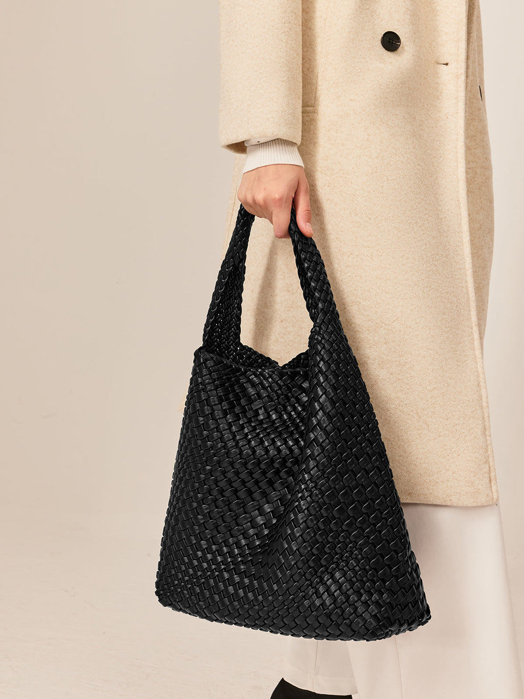 Large Woven Underarm Bag — Svelte Chic