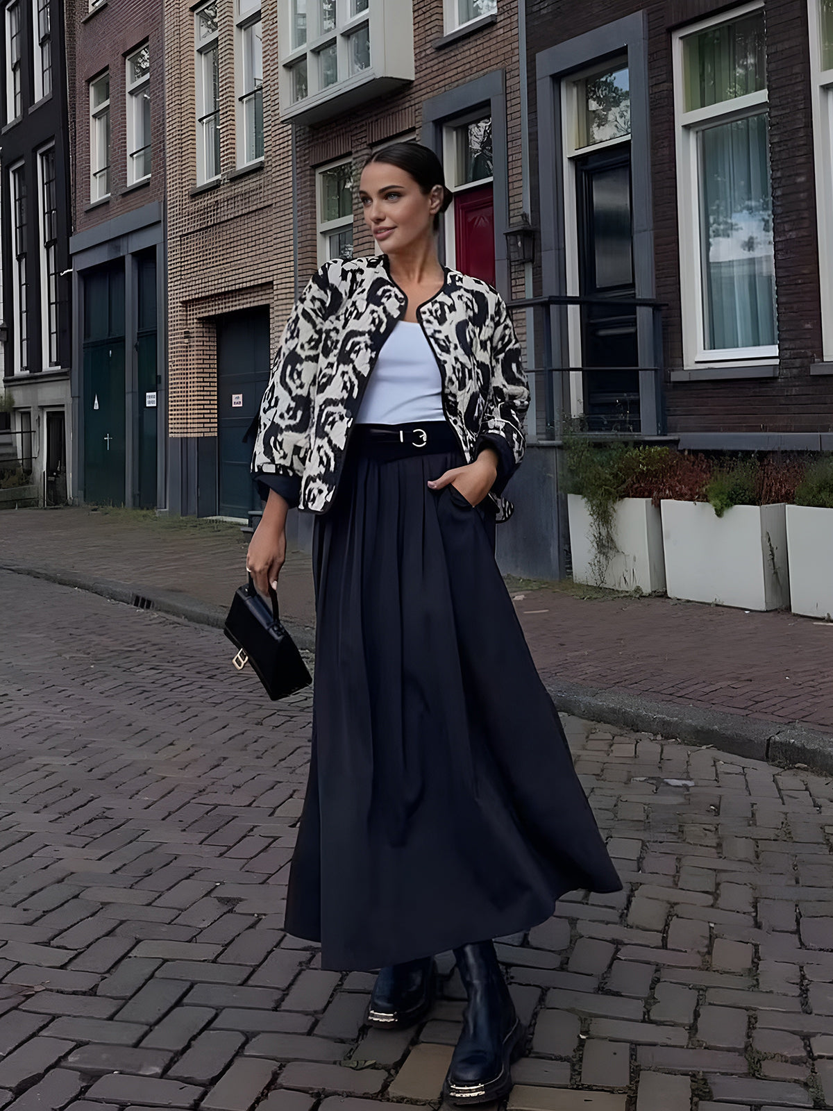 Bohème Crew Neck Winter Coat — Svelte Chic