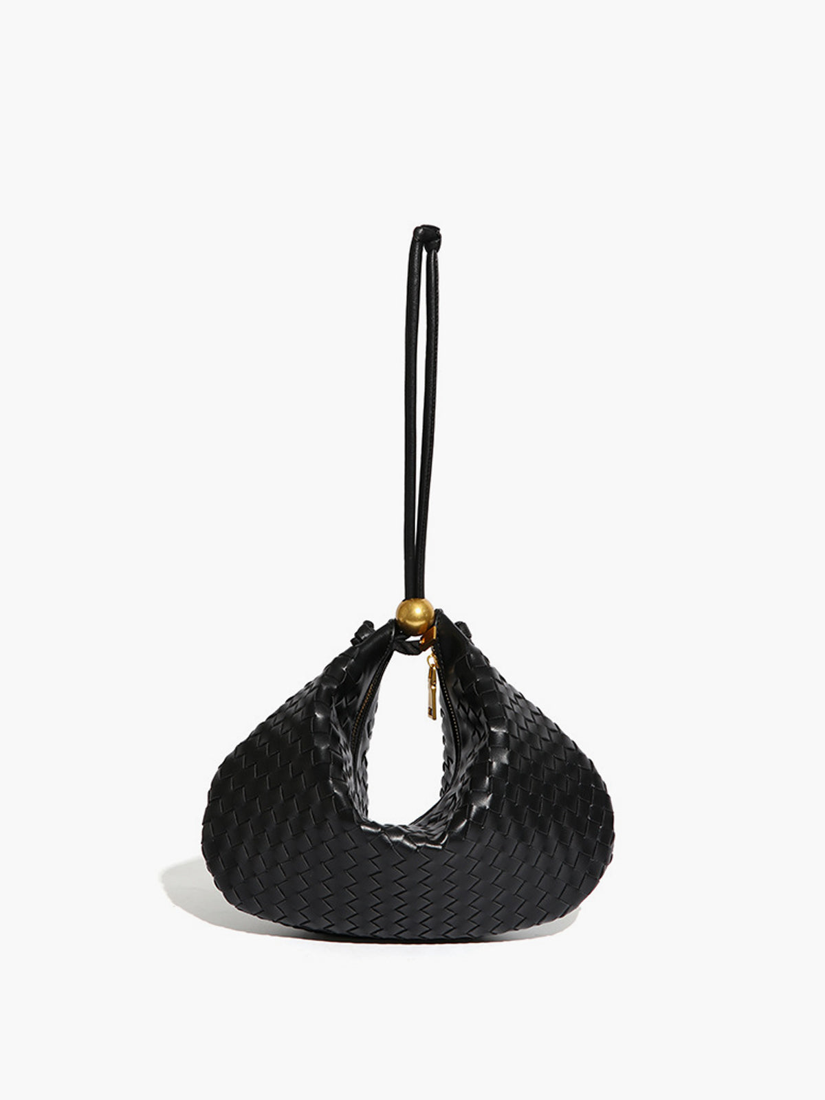 Woven Zip Dumpling Bag — Svelte Chic