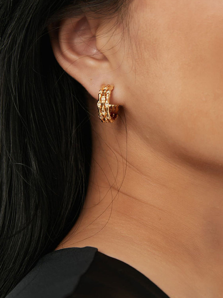 Стилни обеци тип „тунел“ 