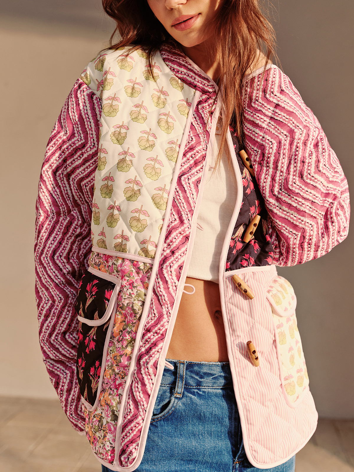 Bohème Floral Winter Coat — Svelte Chic