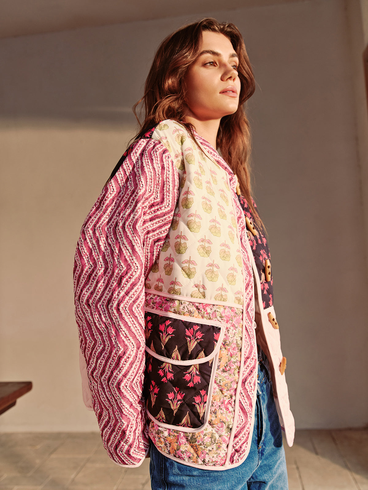 Bohème Floral Winter Coat — Svelte Chic