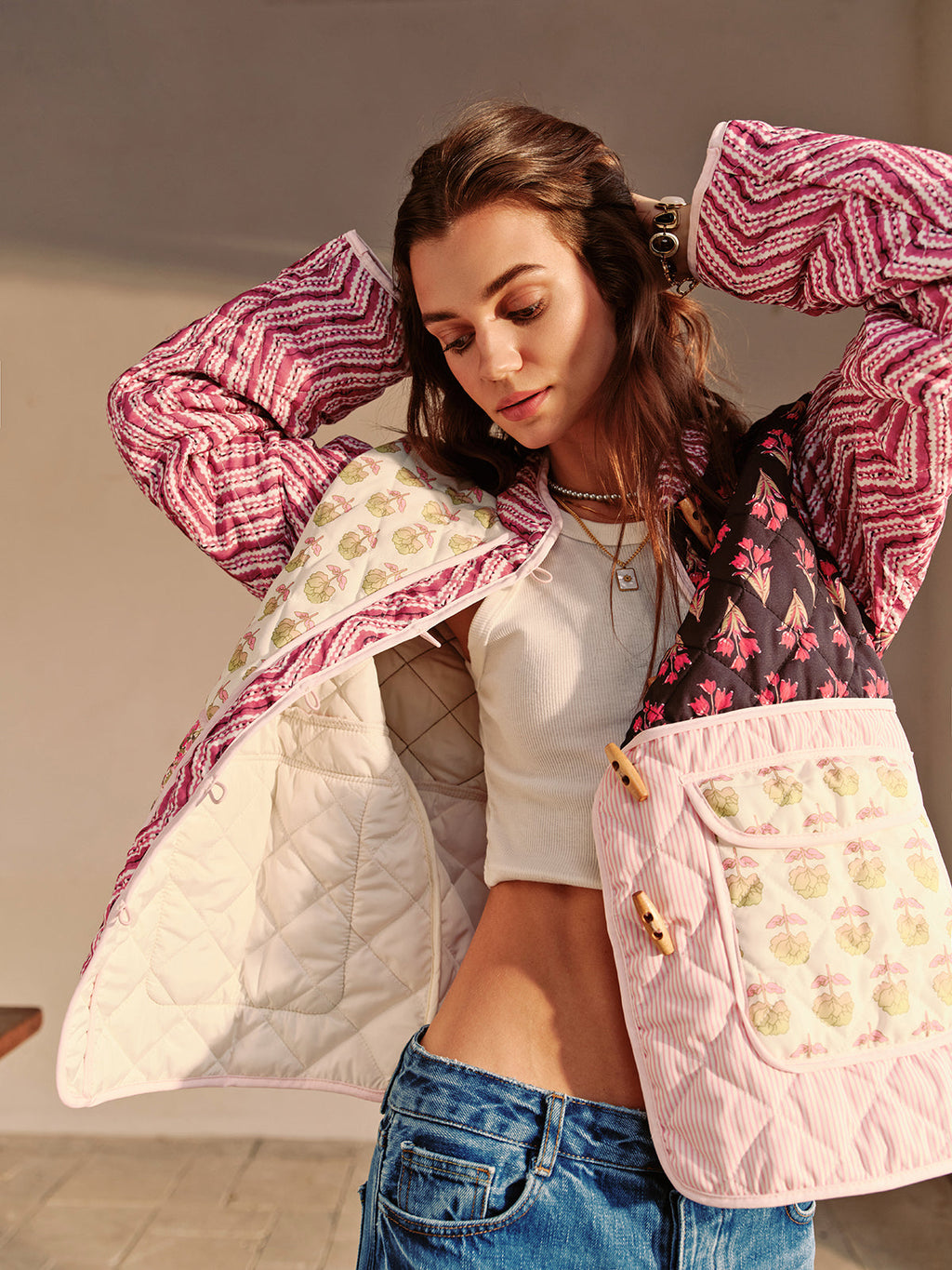 Bohème Floral Winter Coat — Svelte Chic