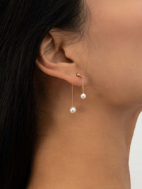 Романтична перлена обеца 