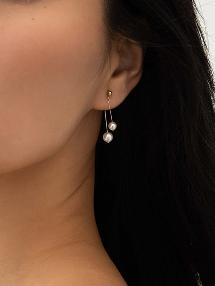 Романтична перлена обеца 