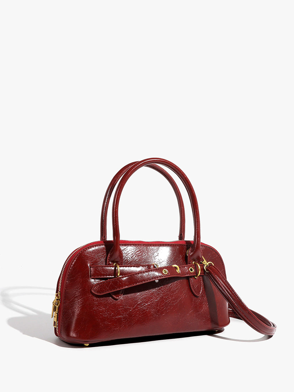 Retro Top Handle Zip Bag — Svelte Chic