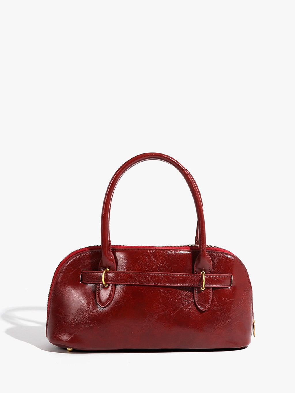 Retro Top Handle Zip Bag — Svelte Chic