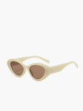 Vintage Sunglasses in Beige in Apricot — Svelte Chic