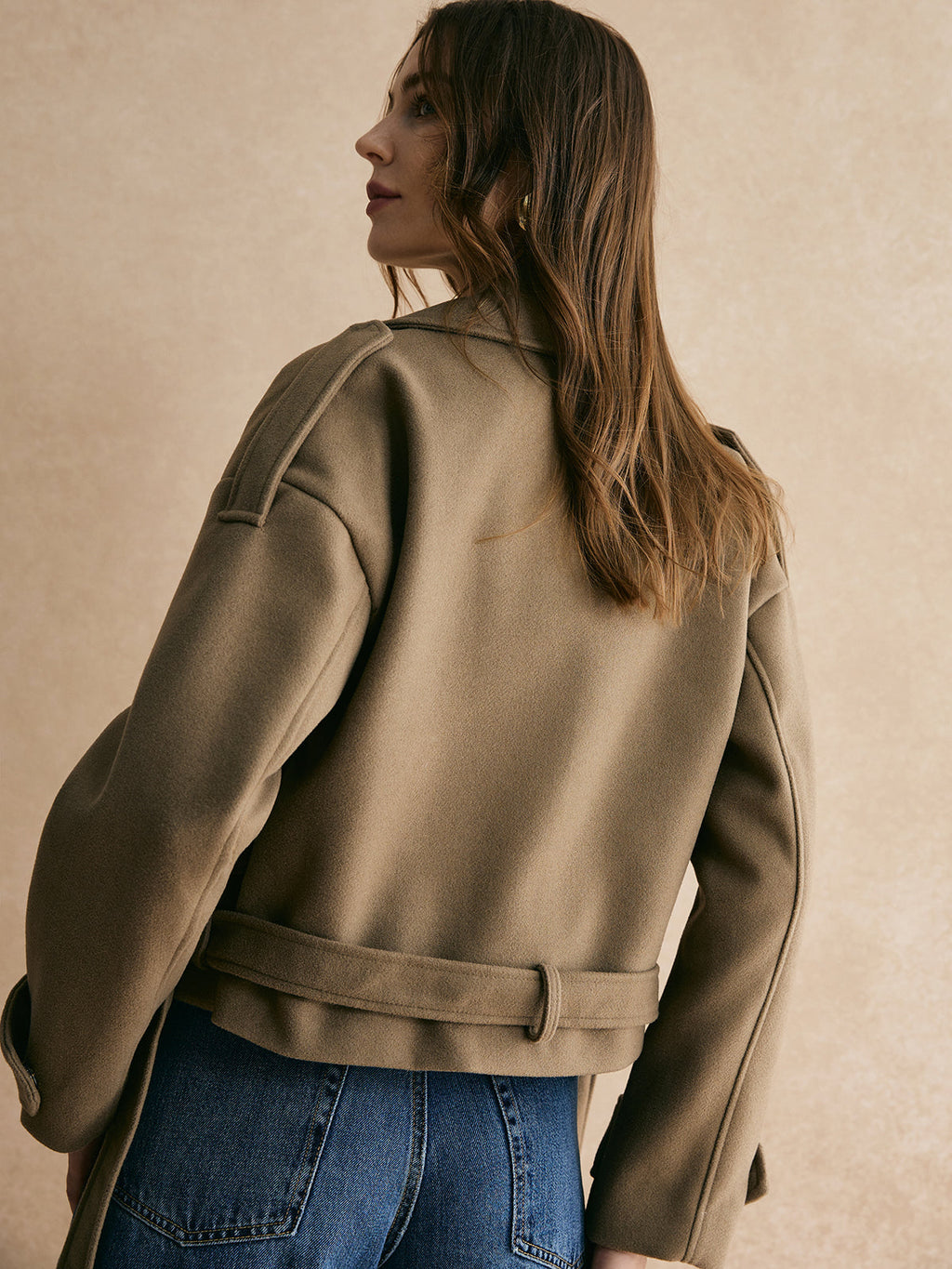 Belted Warm Jacket — Svelte Chic