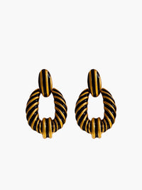 Vintage Kruvasan Burgu Halka Küpeler