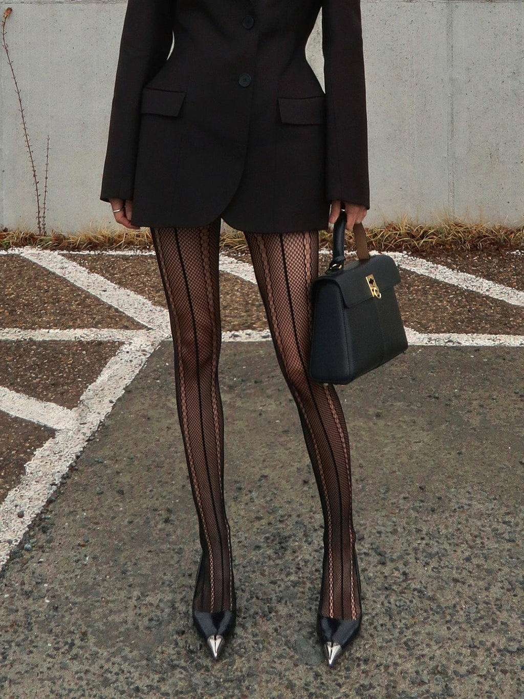 Sheer Openwork Soft Touch Tights — Svelte Chic