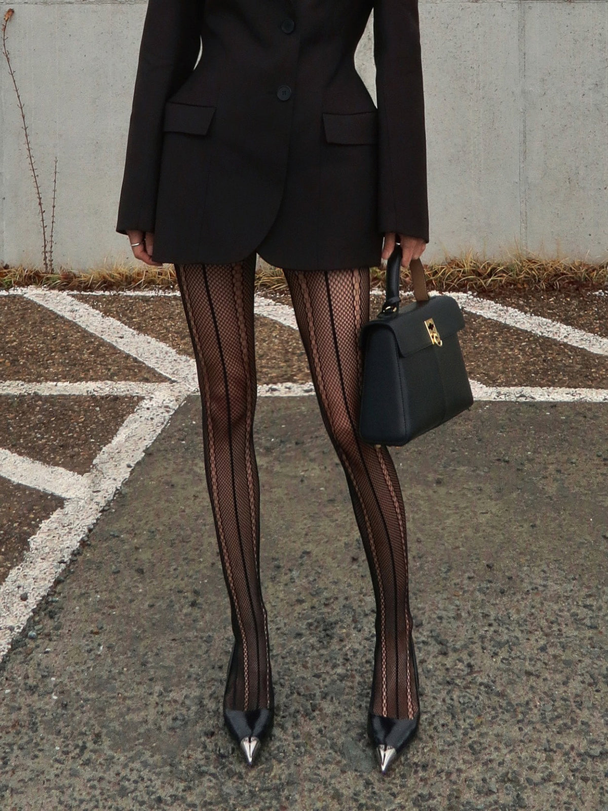 Sheer Openwork Soft Touch Tights — Svelte Chic