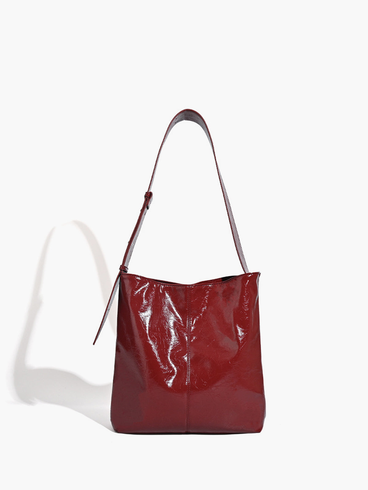 Oversized Tote Bag in Red — Svelte Chic