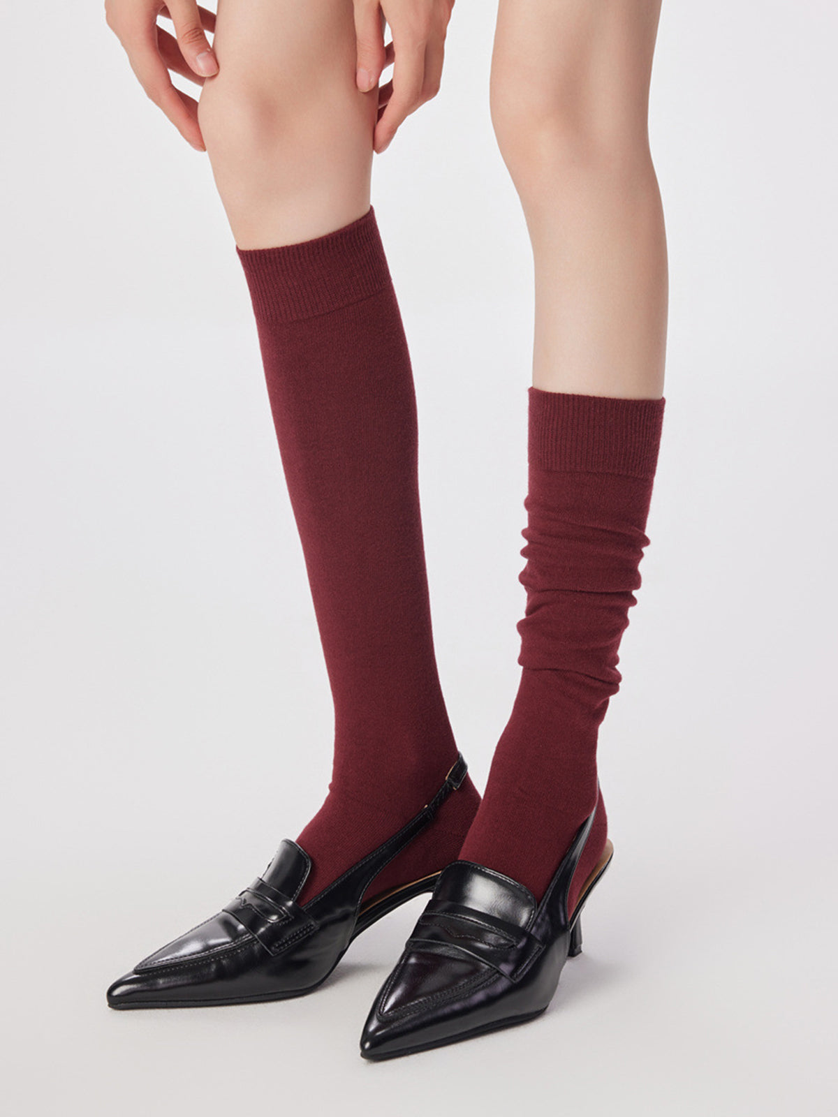 Ribbed Soft Touch Calf Socks — Svelte Chic