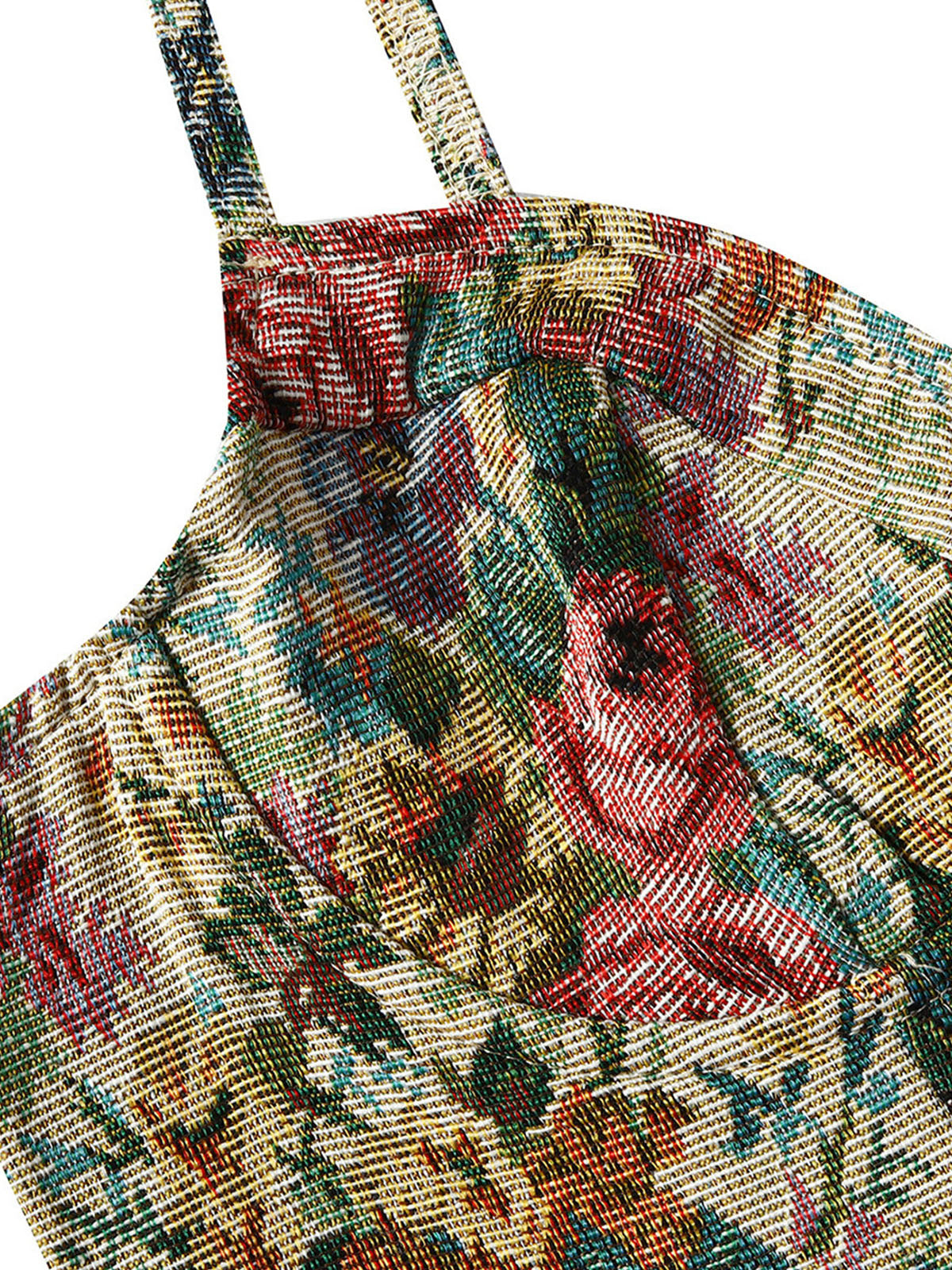 Retro Floral Print Corset — Svelte Chic