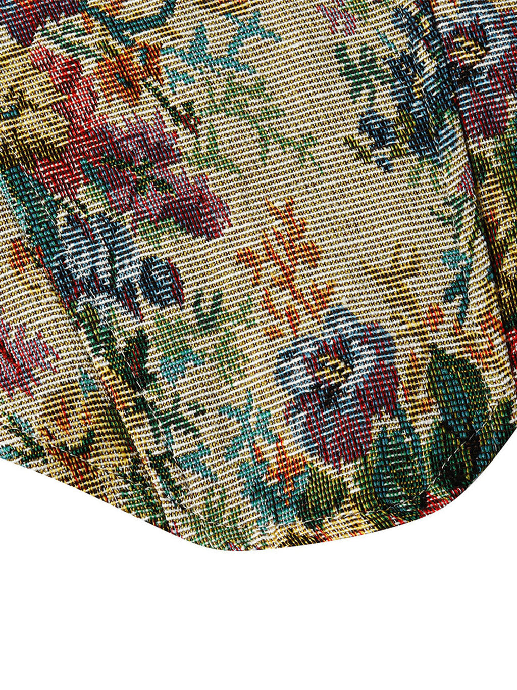 Retro Floral Print Corset — Svelte Chic