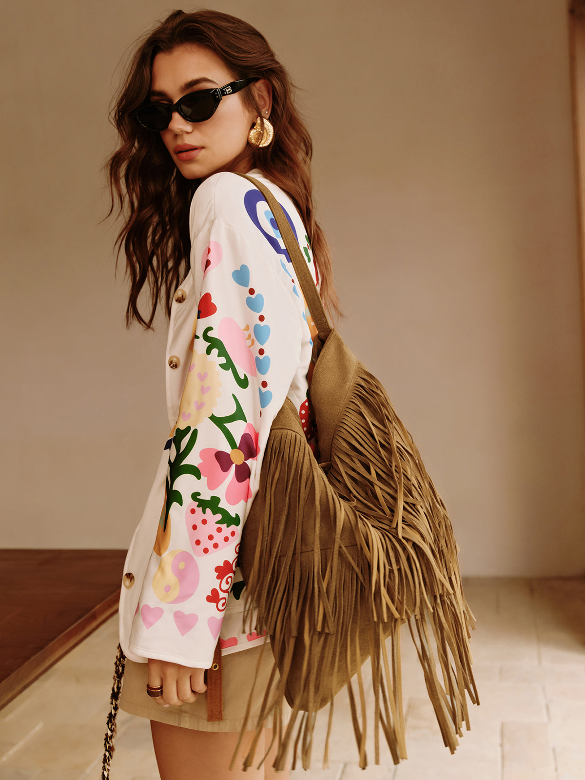 Bohème Buckle Cord Strap Bag — Svelte Chic