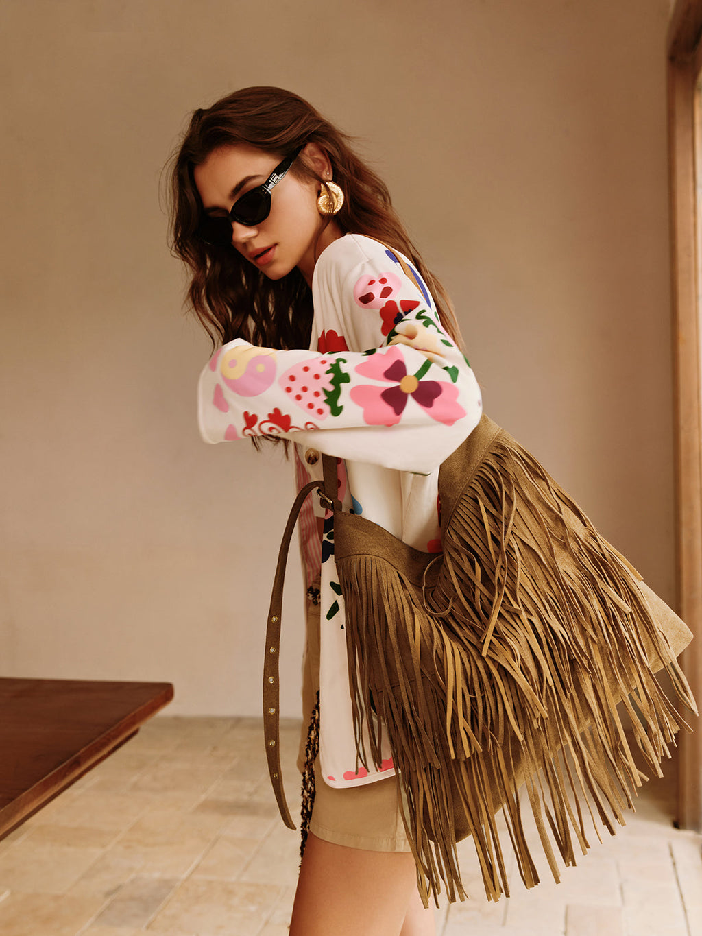 Bohème Buckle Cord Strap Bag — Svelte Chic