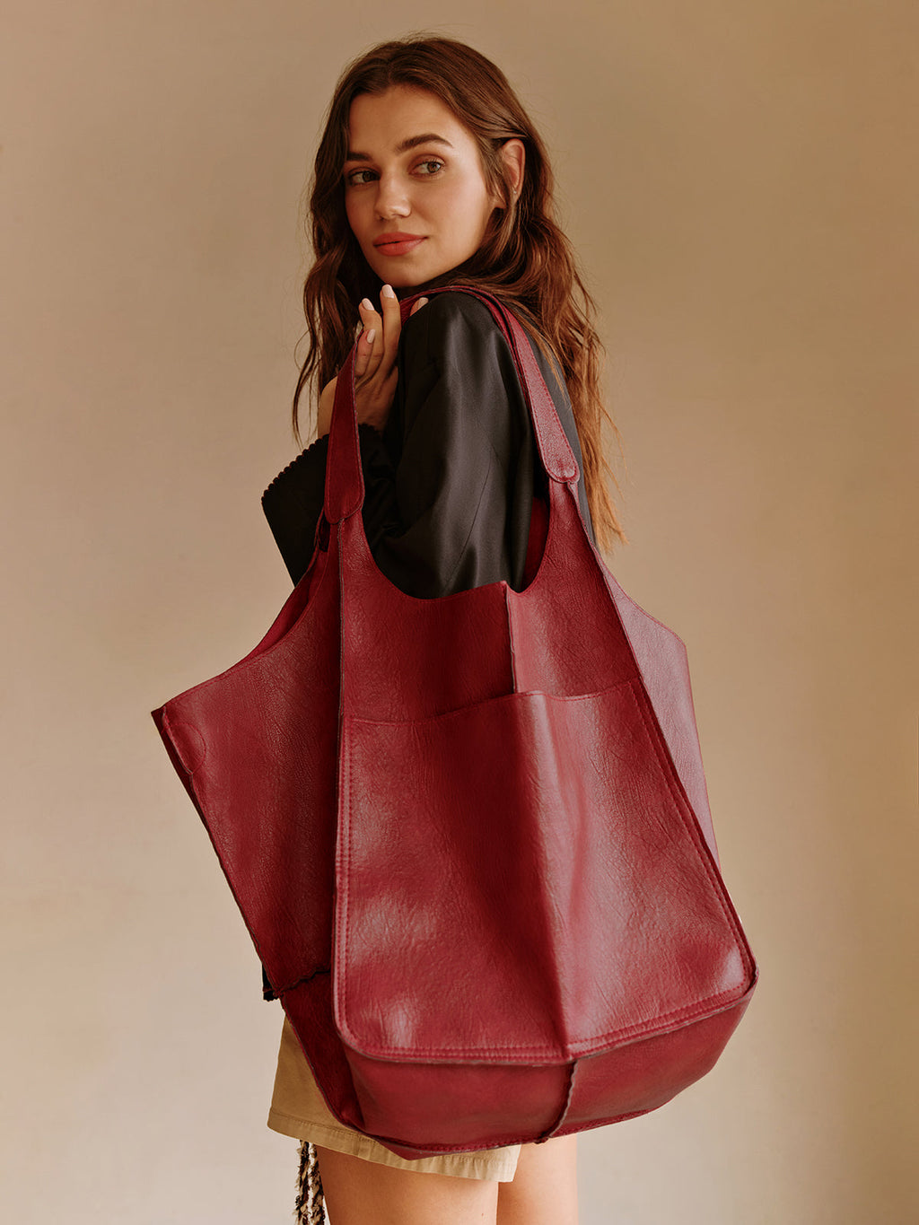 Oversized Compartment Bag — Svelte Chic