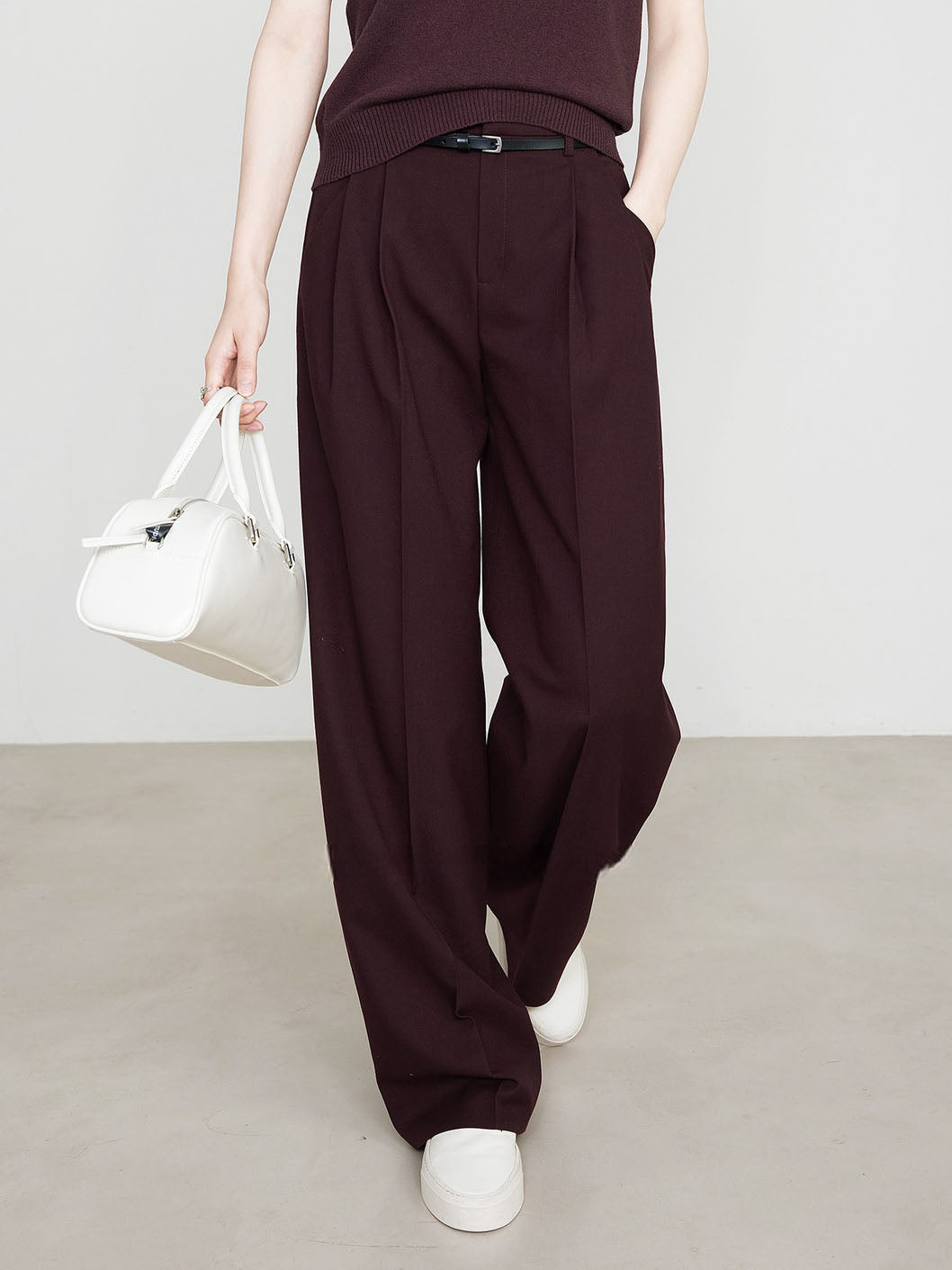 High Waist Pleated Trousers — Svelte Chic