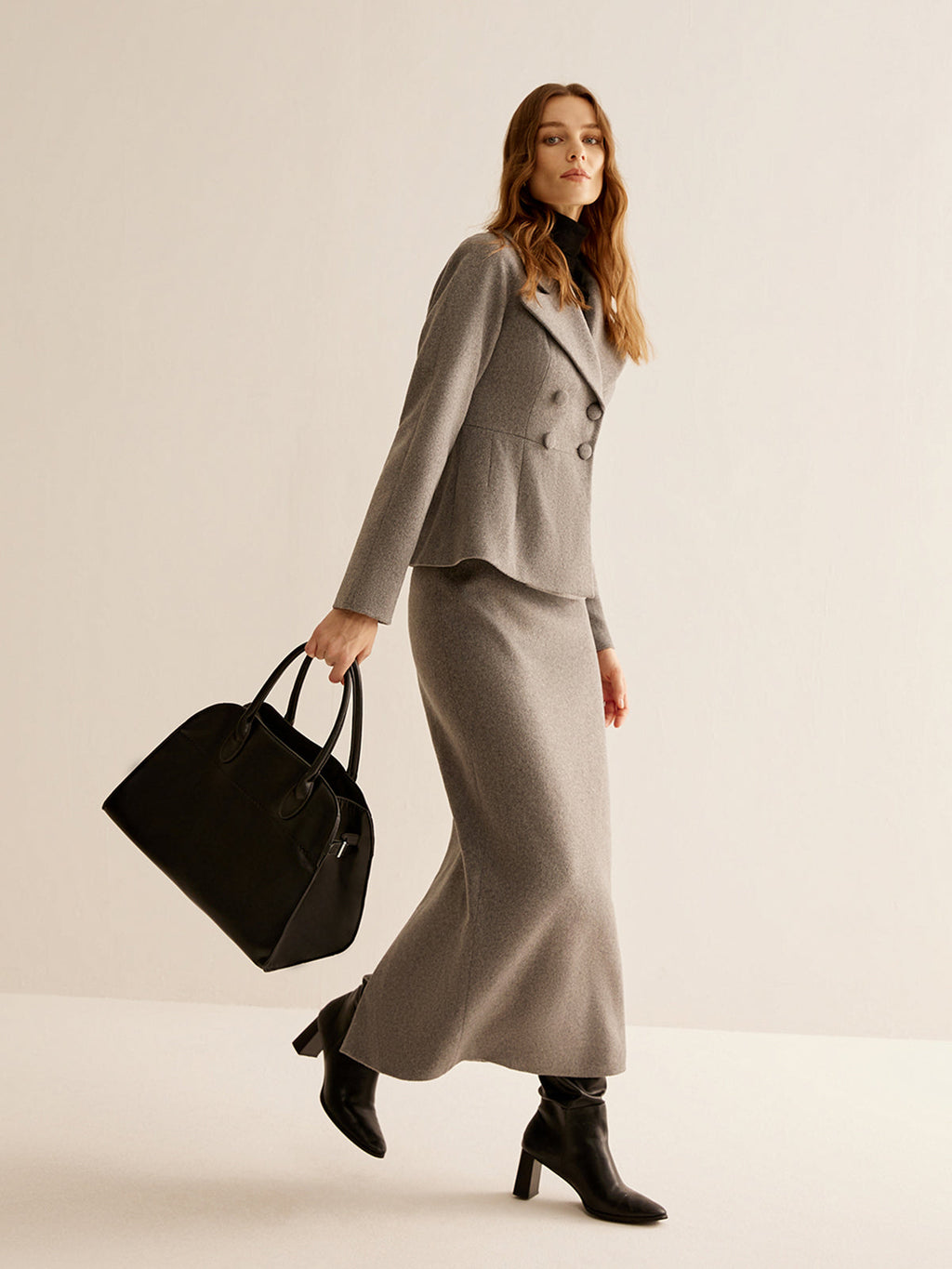 Large Top Handle Tote Bag — Svelte Chic
