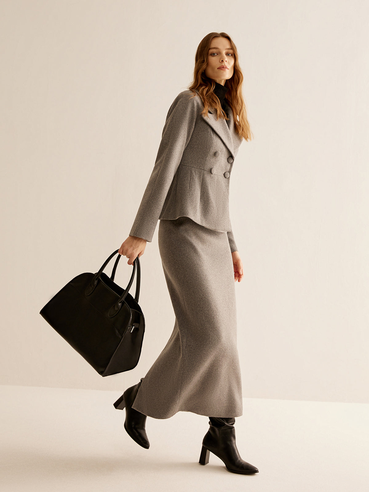 Large Top Handle Tote Bag — Svelte Chic
