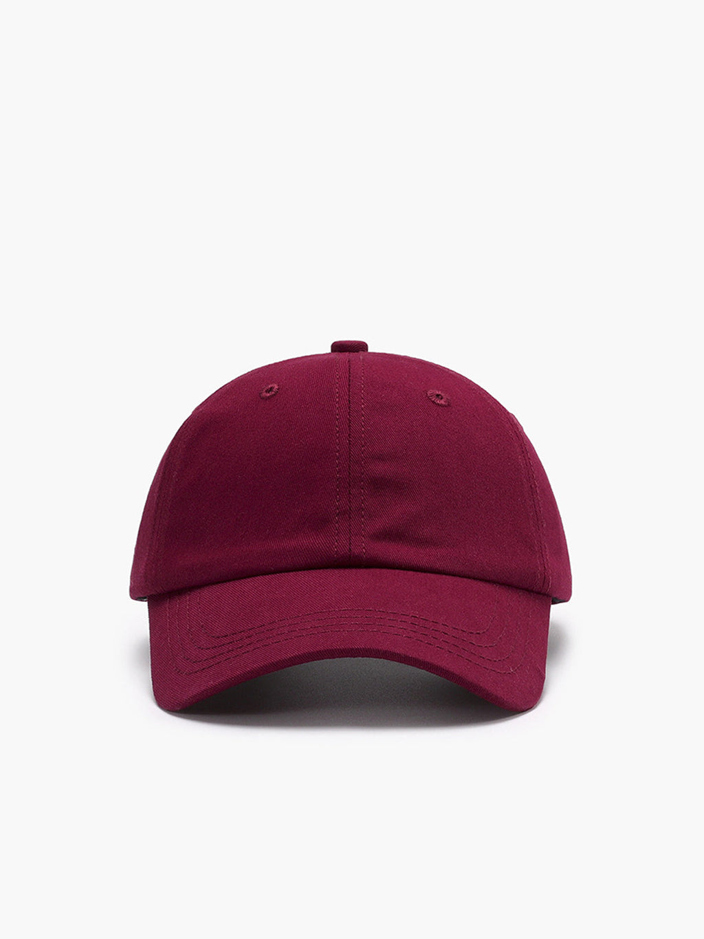 Cotton Cap in Burgundy — Svelte Chic
