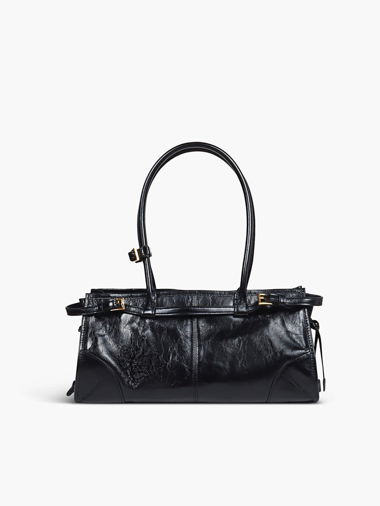 Vintage Belt Detail Soft Bag — Svelte Chic