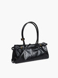 Vintage Belt Detail Soft Bag in Black — Svelte Chic