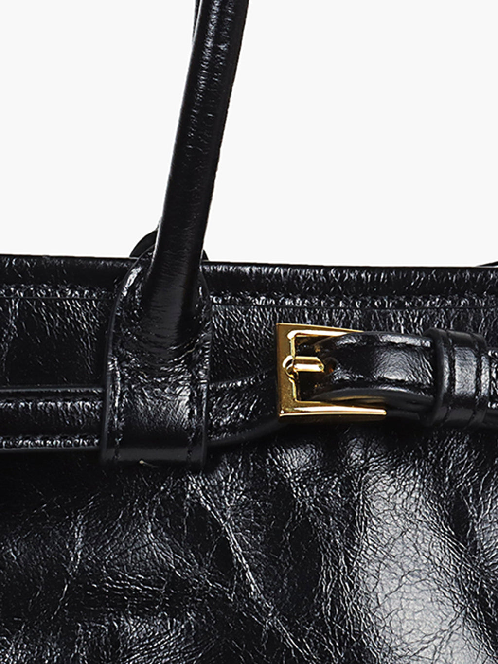 Vintage Belt Detail Soft Bag — Svelte Chic